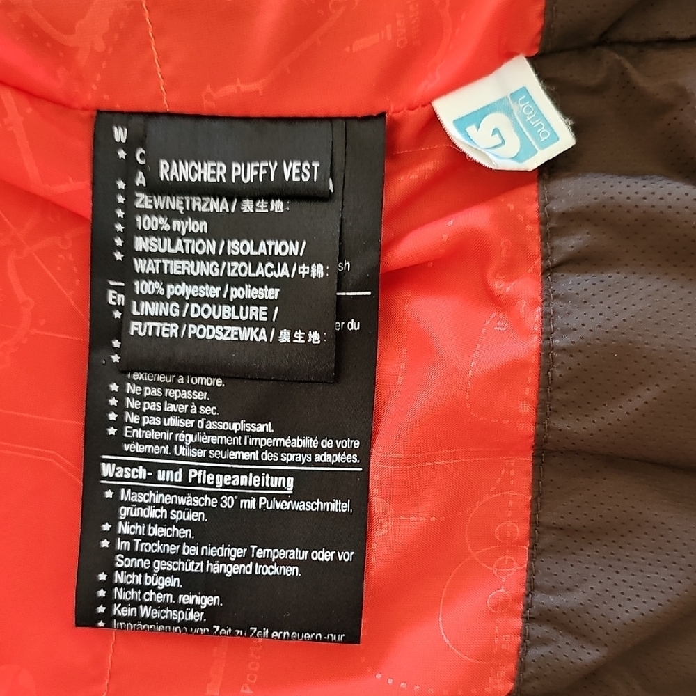 Burton Rancher Puffy Vest - Picture 9 of 13